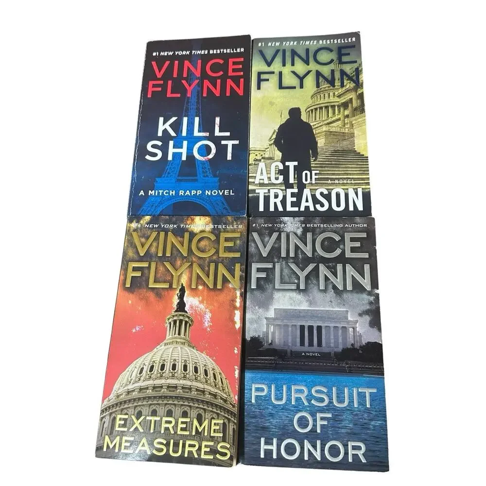 Vince Flynn Lot of 17 Paperback Books Mitch Rapp Transfer of Power Novels